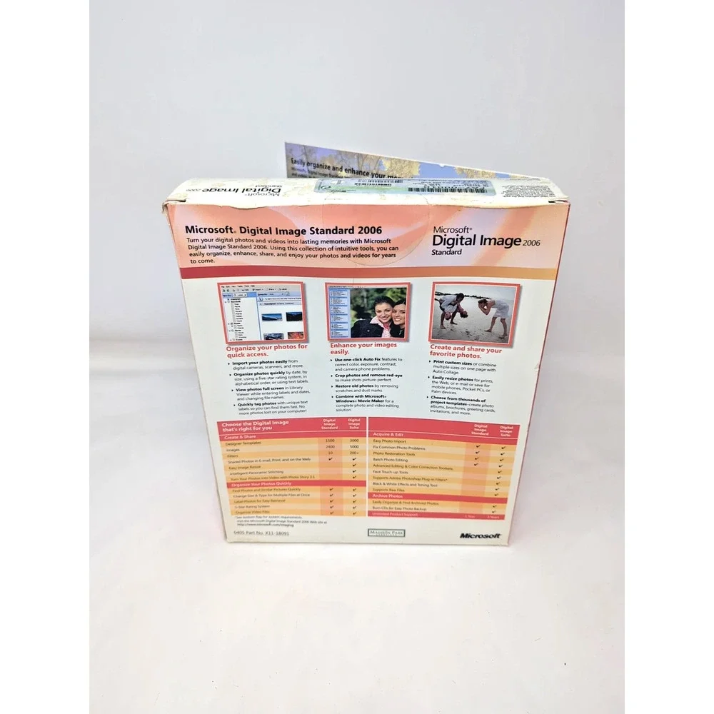 Microsoft Digital Image Standard 2006 for Windows 32-Bit w/ Box – Used